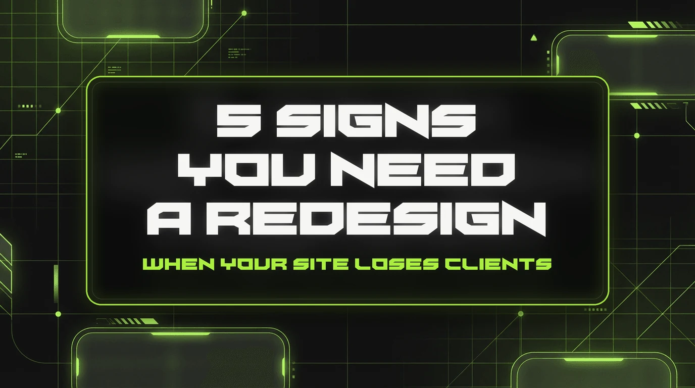 5 signs your website urgently needs a redesign 1 5 signs your website urgently needs a redesign