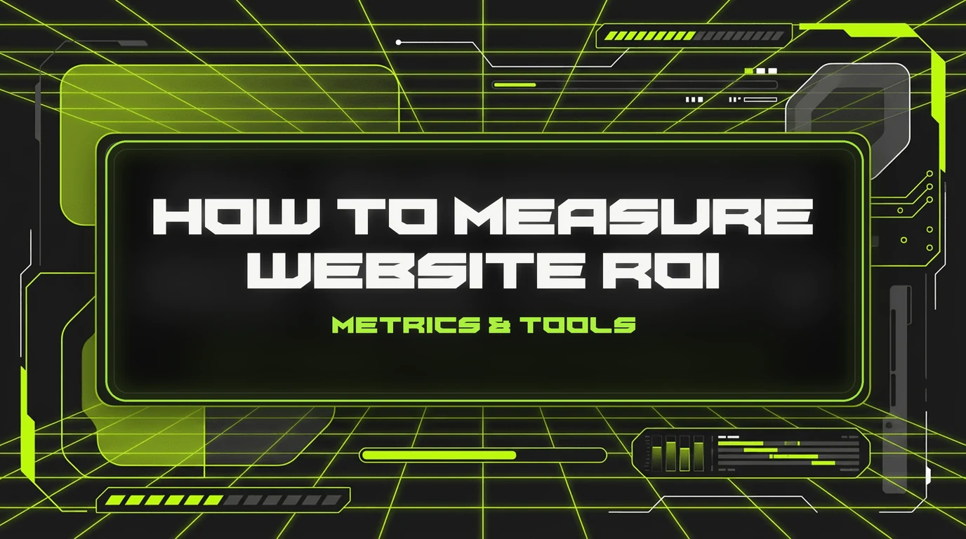 How to measure website ROI: the metrics that matter 1 How to measure website ROI: the metrics that matter
