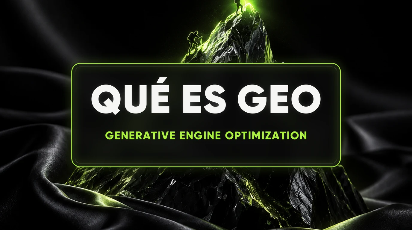 Qué es GEO (Generative Engine Optimization) en palabras sencillas 1 Qué es GEO (Generative Engine Optimization) en palabras sencillas